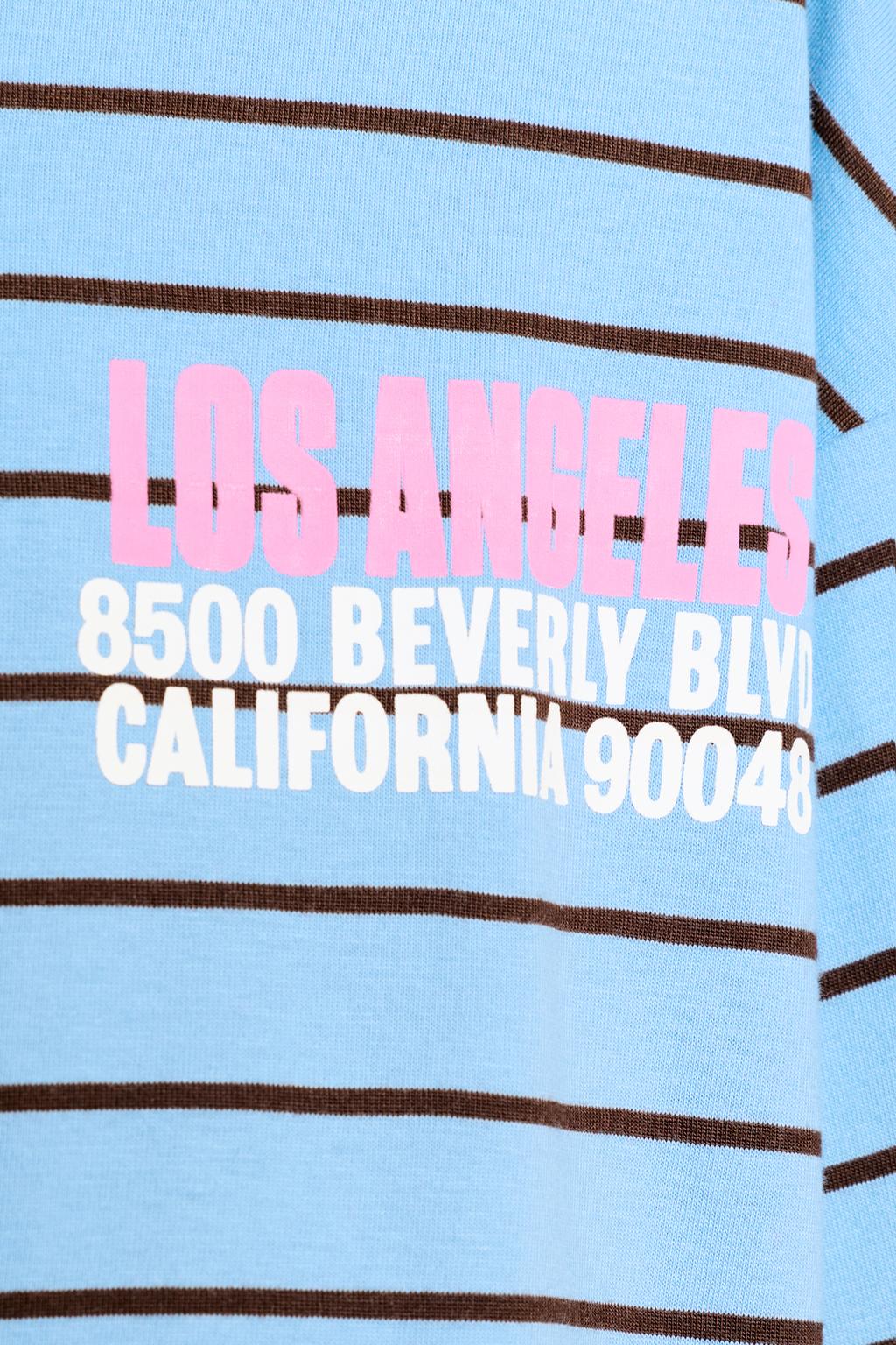 ФУТБОЛКА В ПОЛОСКУ С ТЕКСТОМ