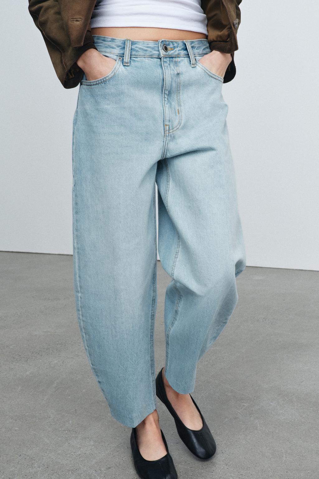 ДЖИНСЫ BARREL С ВЫСОКОЙ ПОСАДКОЙ — ZW COLLECTION