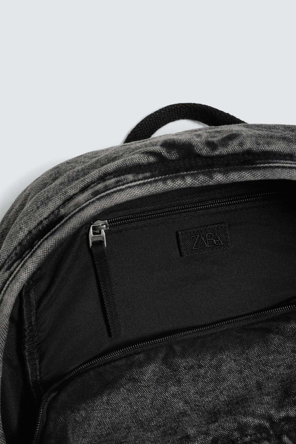 ДЖИНСОВЫЙ РЮКЗАК С ЭФФЕКТОМ ПОТЕРТОСТИ