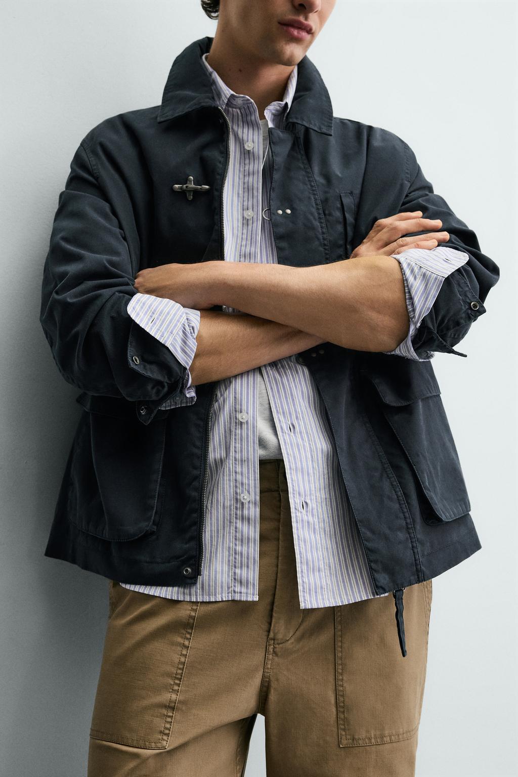 ПАРКА СВОБОДНОГО КРОЯ С НАВЕСНЫМИ ПЕТЛЯМИ