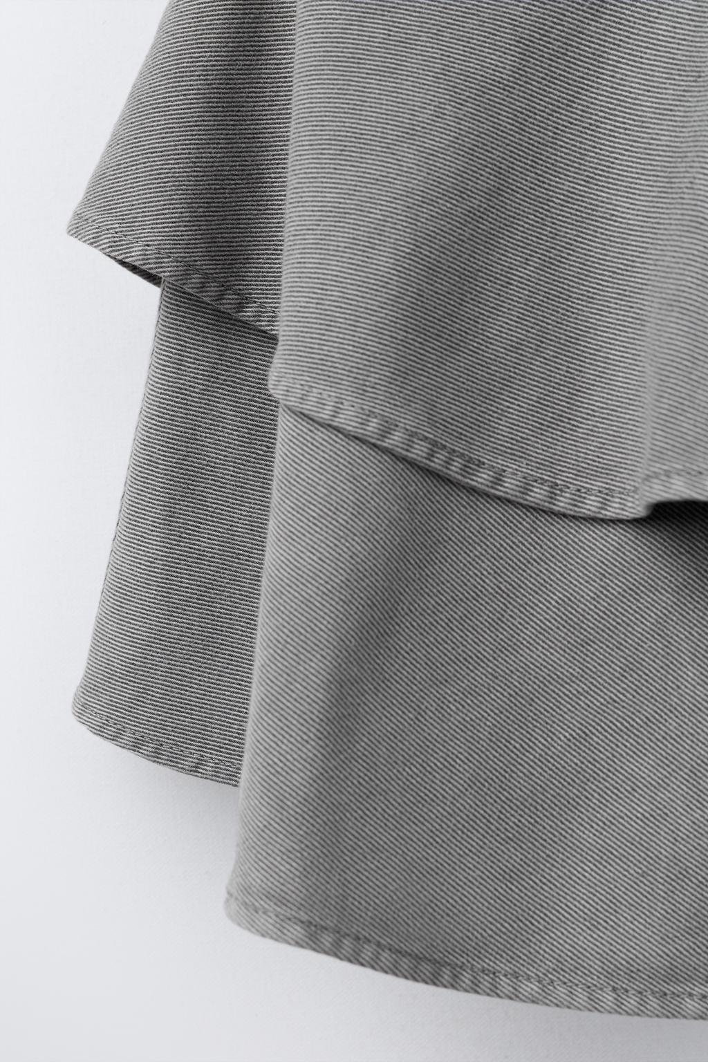 ЮБКА С ВОЛАНАМИ И ЗАКЛЕПКАМИ