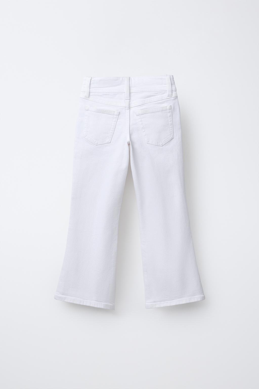 ДЖИНСЫ FLARE С ДВУМЯ ПУГОВИЦАМИ