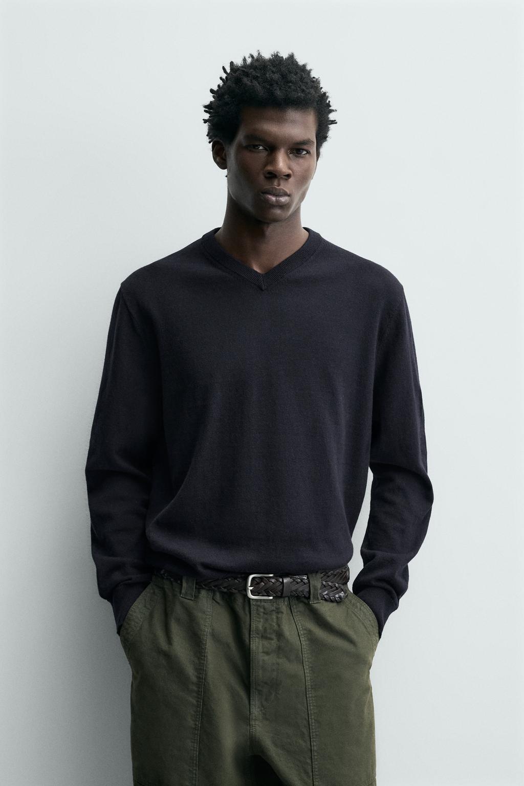 СВИТЕР ИЗ СМЕСОВОГО ХЛОПКА