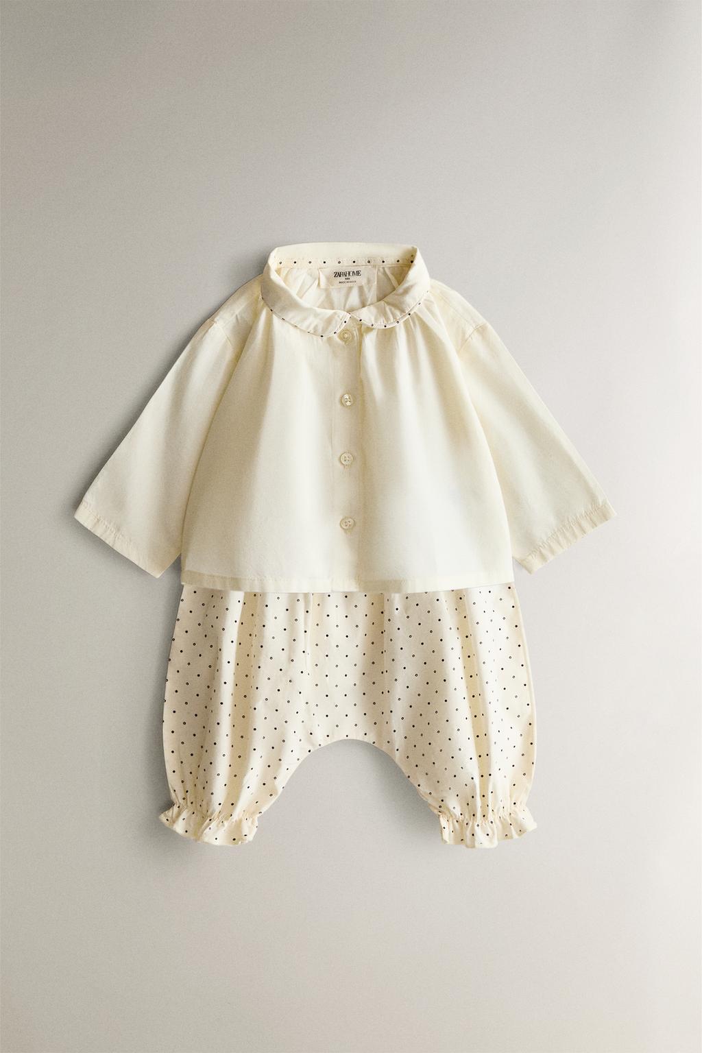 Рубашка для младенцев с отделкой