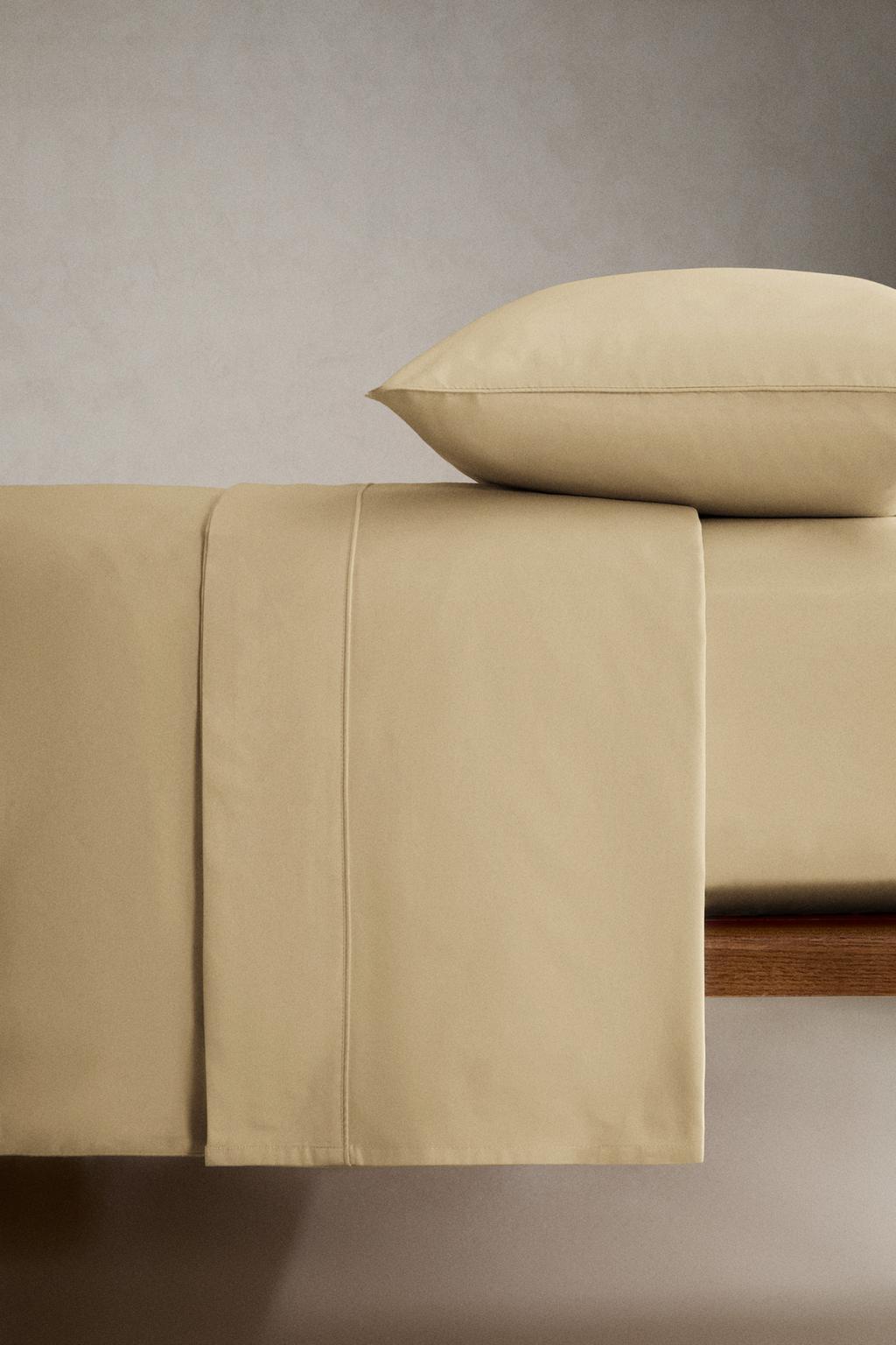 Простынь на резинке из сатина | 40 см (500 нитей)