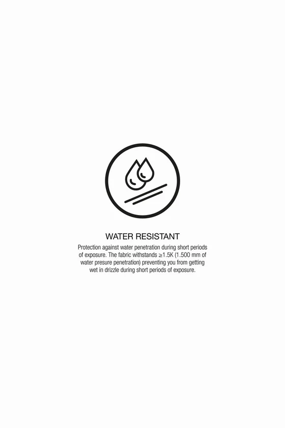 ПРОРЕЗИНЕННАЯ КУРТКА С КАПЮШОНОМ WATER REPELLENT