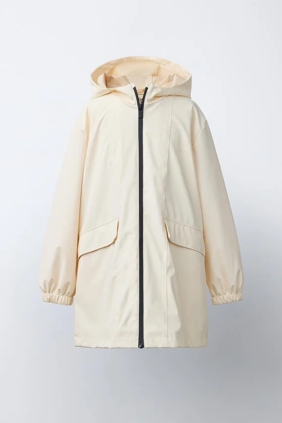 ПРОРЕЗИНЕННАЯ КУРТКА С КАПЮШОНОМ WATER REPELLENT