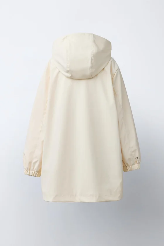 ПРОРЕЗИНЕННАЯ КУРТКА С КАПЮШОНОМ WATER REPELLENT