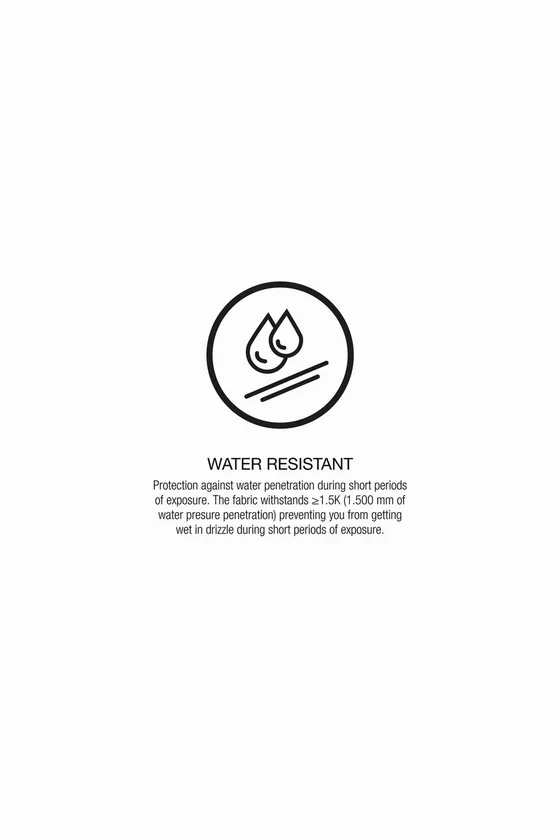 ПРОРЕЗИНЕННАЯ КУРТКА С КАПЮШОНОМ WATER REPELLENT