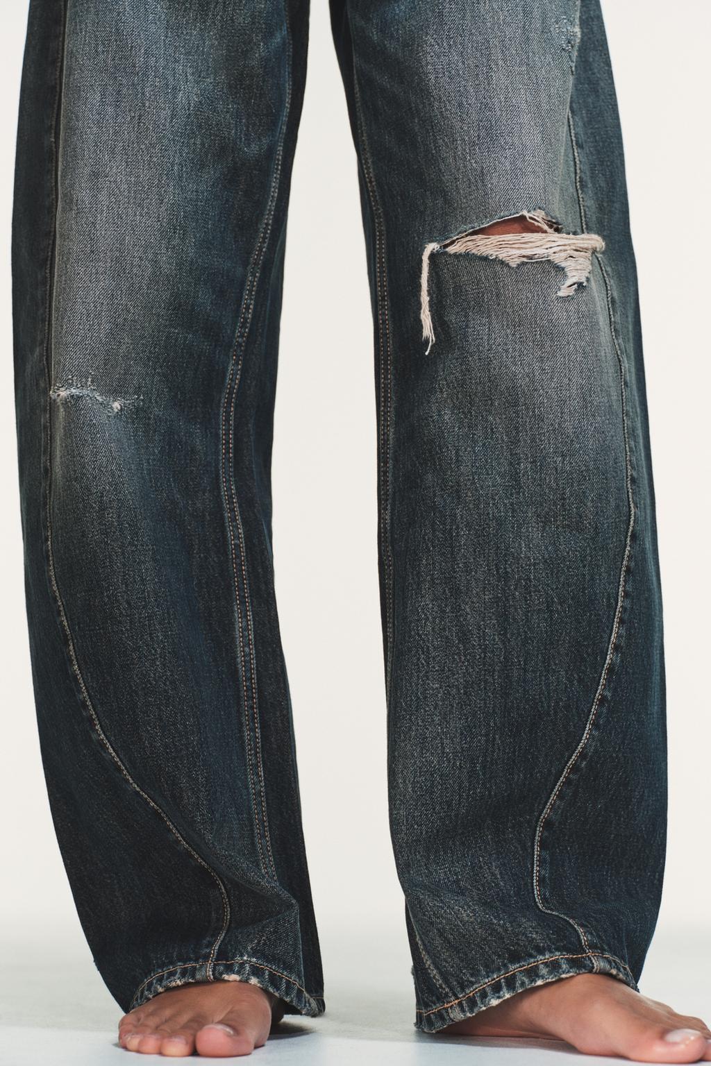 ДЖИНСЫ TRF BAGGY BALLOON СО СРЕДНЕЙ ПОСАДКОЙ