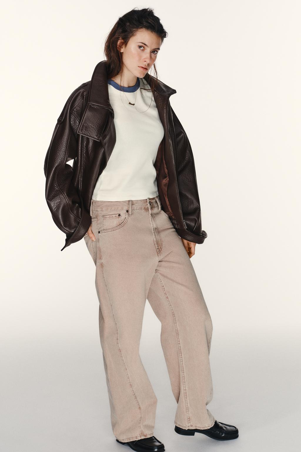 ДЖИНСЫ TRF BAGGY BALLOON СО СРЕДНЕЙ ПОСАДКОЙ