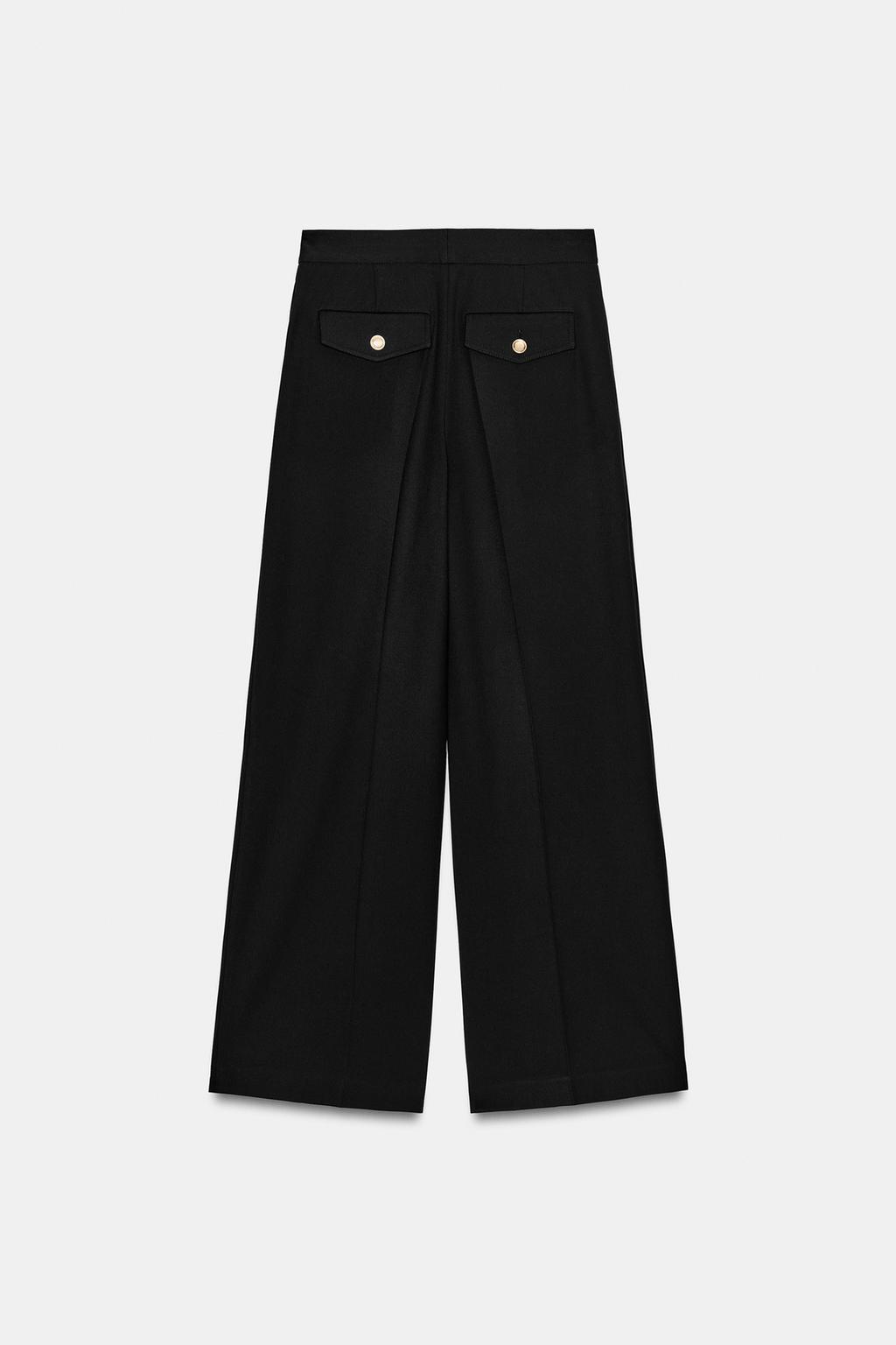 ШИРОКИЕ БРЮКИ С ЗАЩИПАМИ