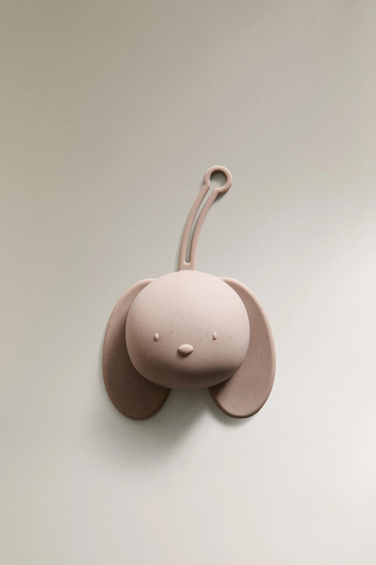 Футляр для соски из силикона с кроликом