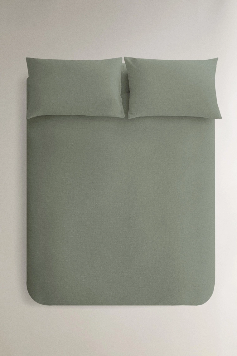 Наволочка из хлопка с текстурой