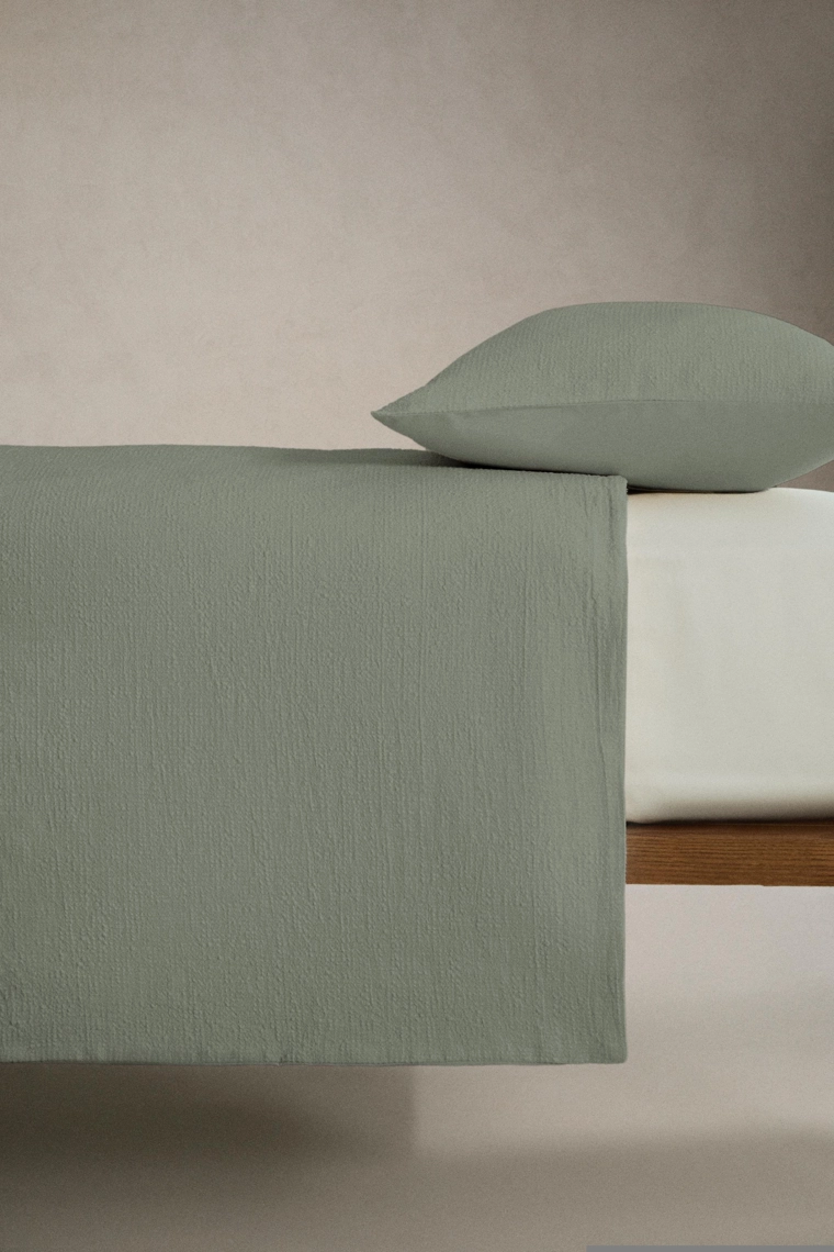 Наволочка из хлопка с текстурой