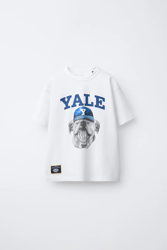ФУТБОЛКА С СОБАКОЙ YALE UNIVERSITY™
