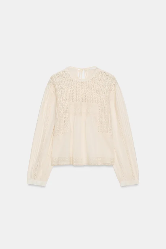 РУБАШКА С ВЫШИВКОЙ коллекция Zara «ZW»