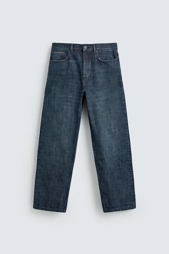 ДЖИНСЫ  укороченные ИЗ ДЕНИМА SELVEDGE
