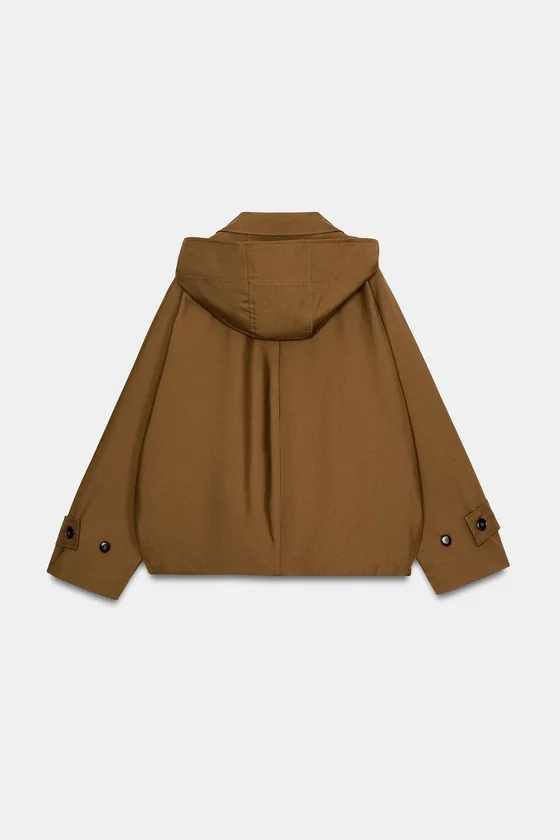 КОРОТКИЙ ТРЕНЧ WATER-REPELLENT — коллекция Zara «ZW»