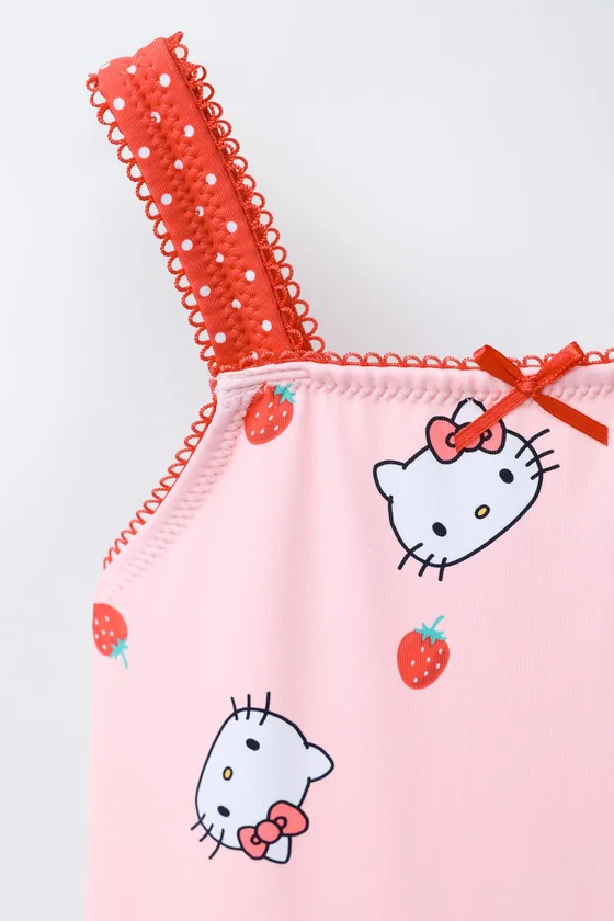 2-6 ЛЕТ/КУПАЛЬНИК С ПРИНТОМ HELLO KITTY © SANRIO