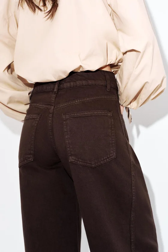 ДЖИНСЫ Z1975  СО СРЕДНЕЙ ПОСАДКОЙ И ДЛИНОЙ ДО ЩИКОЛОТКИ