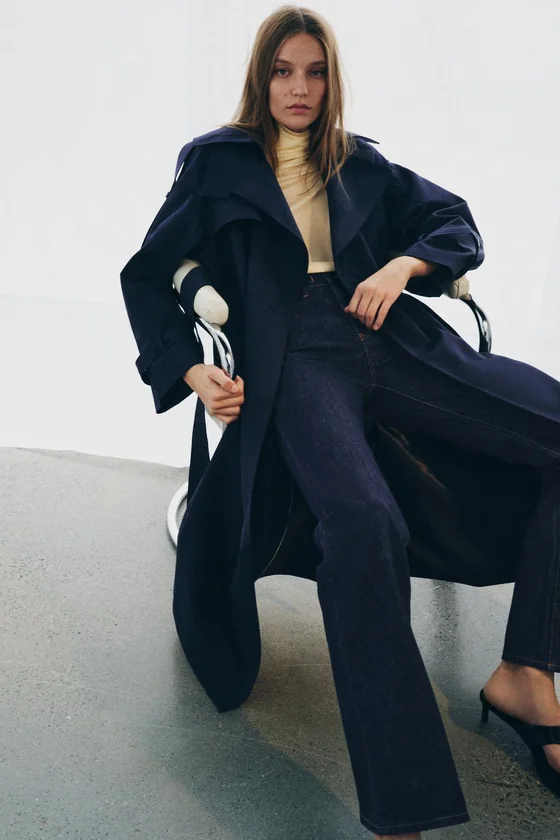 ДЖИНСЫ клёш С ВЫСОКОЙ ПОСАДКОЙ — коллекция Zara «ZW»