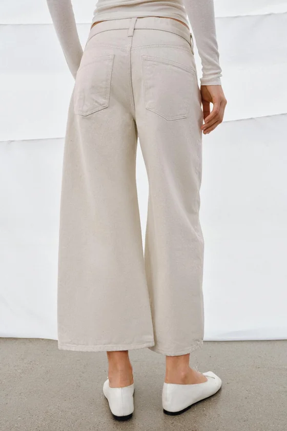 ДЖИНСЫ коллекция Zara «ZW» CULOTTE СО СРЕДНЕЙ ПОСАДКОЙ