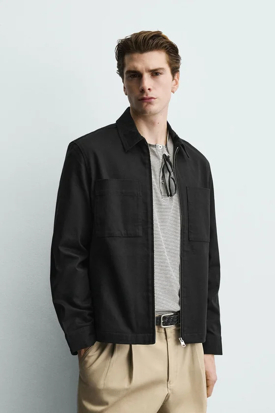 КУРТКА-РУБАШКА CLASSIC FIT С КАРМАНАМИ