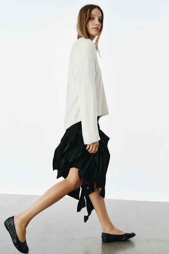 ЮБКА АСИММЕТРИЧНОГО КРОЯ — коллекция Zara «ZW»