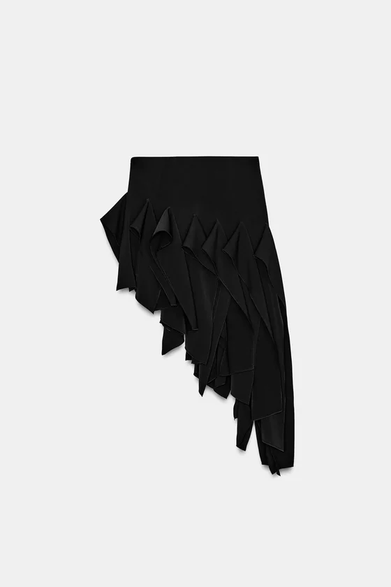ЮБКА АСИММЕТРИЧНОГО КРОЯ — коллекция Zara «ZW»