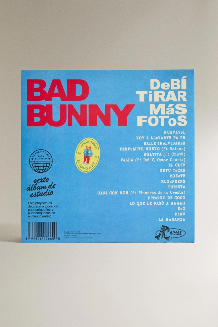 Винил bad bunny - dtmf