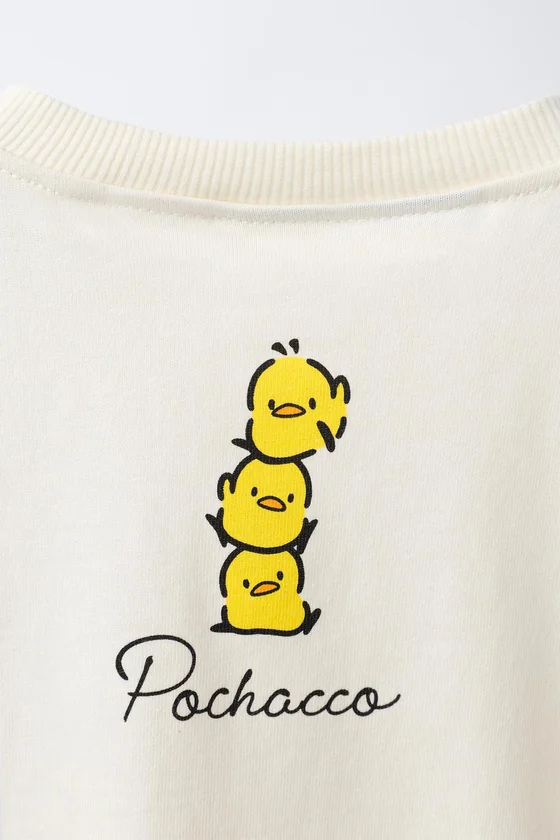 ФУТБОЛКА С КАРМАНОМ POCHACCO © SANRIO