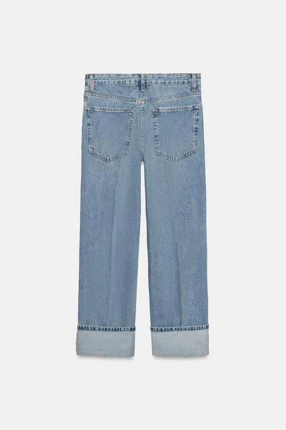 ДЖИНСЫ ПРЯМОГО КРОЯ С НИЗКОЙ ПОСАДКОЙ — коллекция Zara «ZW»