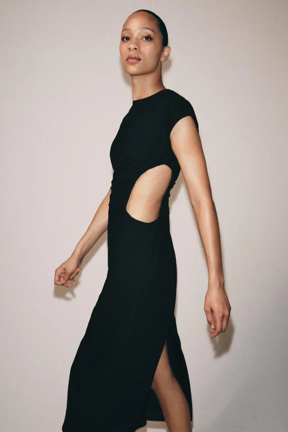 ПЛАТЬЕ С ВЫРЕЗАМИ — коллекция Zara «ZW»