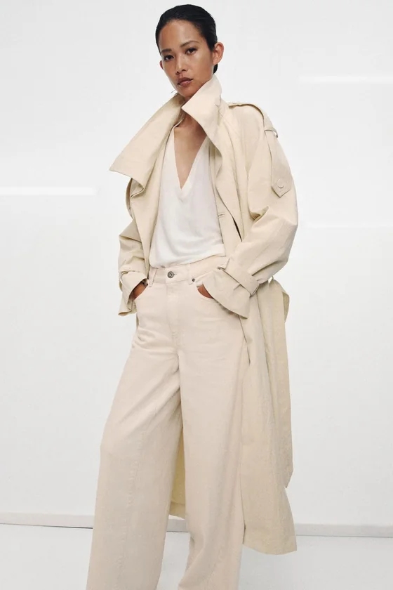 ДЖИНСЫ коллекция Zara «ZW» LOOSE  СО СРЕДНЕЙ ПОСАДКОЙ