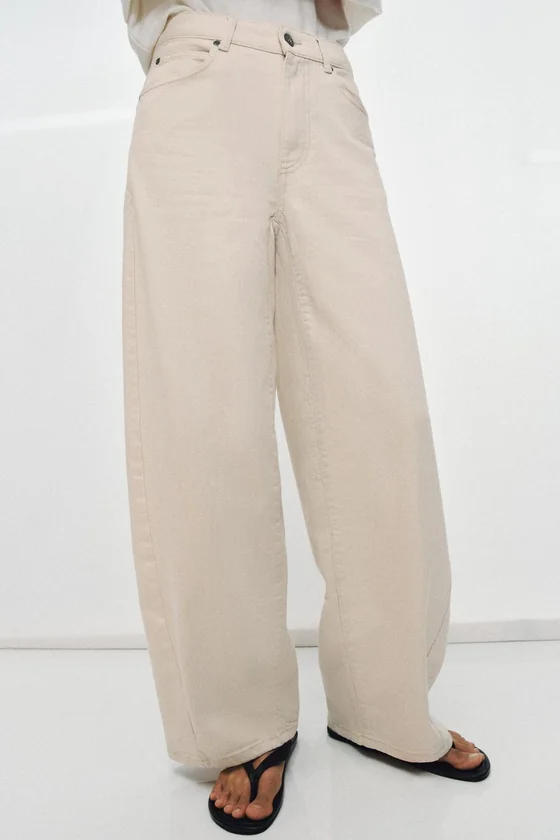 ДЖИНСЫ коллекция Zara «ZW» LOOSE  СО СРЕДНЕЙ ПОСАДКОЙ