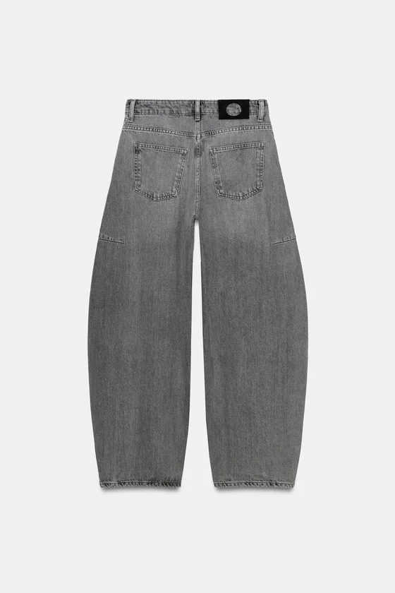 ДЖИНСЫ коллекция Zara «ZW» ANKLE баллон СО СРЕДНЕЙ ПОСАДКОЙ
