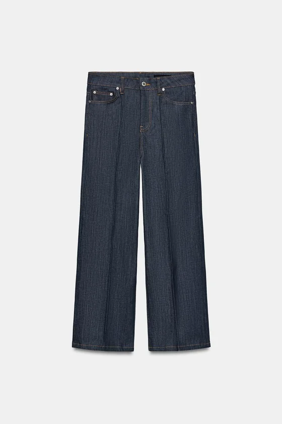 ДЖИНСЫ  С ВЫСОКОЙ ПОСАДКОЙ — коллекция Zara «ZW»