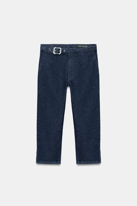 ДЖИНСЫ КАПРИ Z1975 С ПОЯСОМ