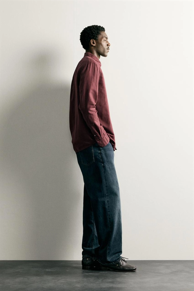 РУБАШКА ИЗ ХЛОПКА И ЛЬНА