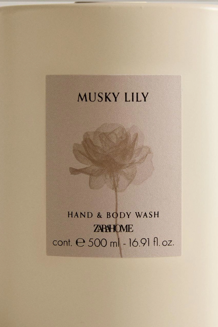 (500 мл) мыльная жидкость для рук musky lily