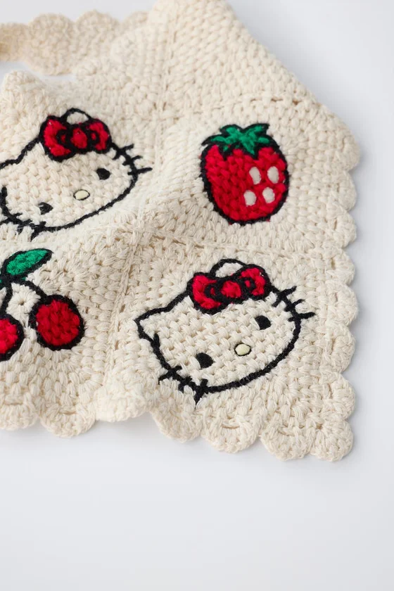 БАНДАНА КРЮЧКОМ HELLO KITTY © SANRIO