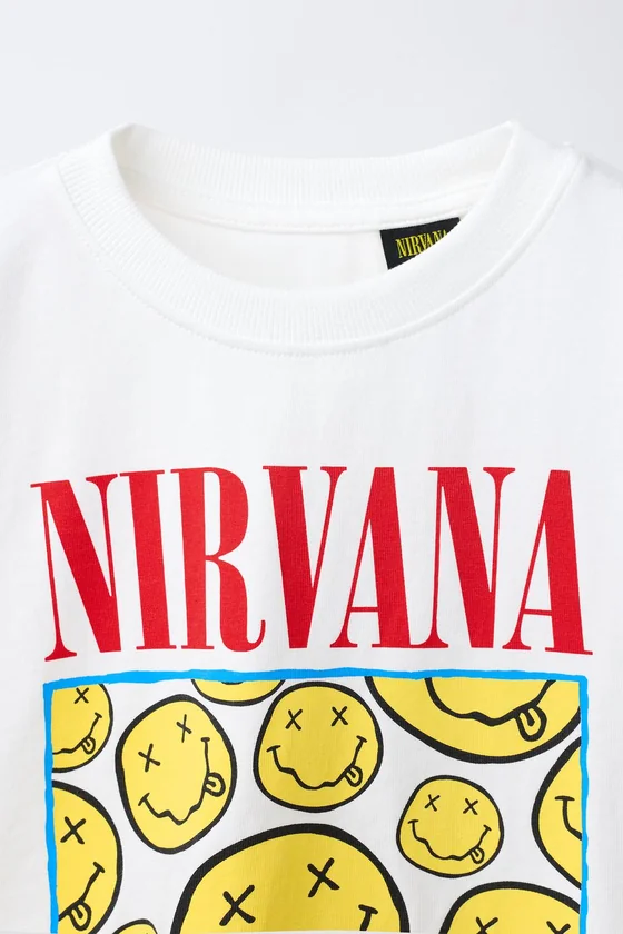 ФУТБОЛКА С ПРИНТОМ NIRVANA®