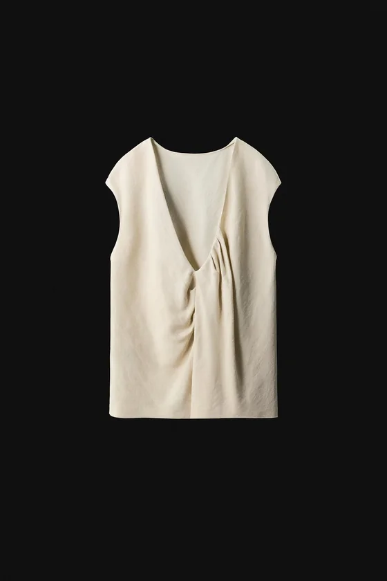 ТОП С ОТКРЫТОЙ СПИНОЙ — коллекция Zara «ZW»
