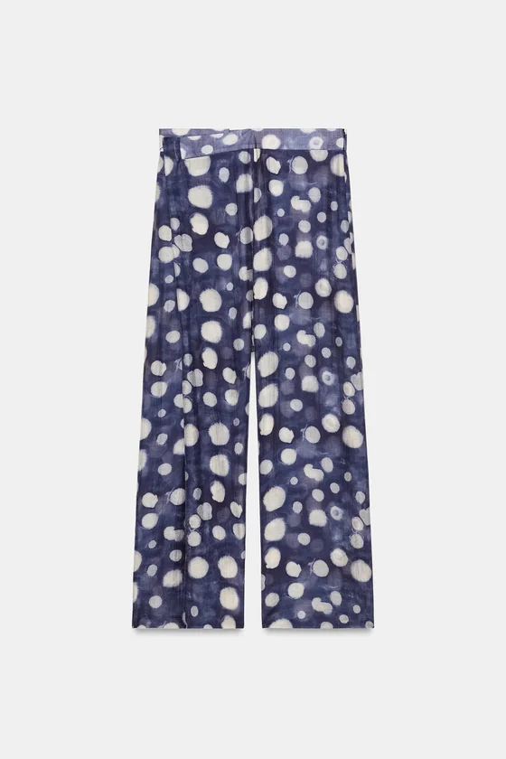 БРЮКИ В ГОРОШЕК — коллекция Zara «ZW»