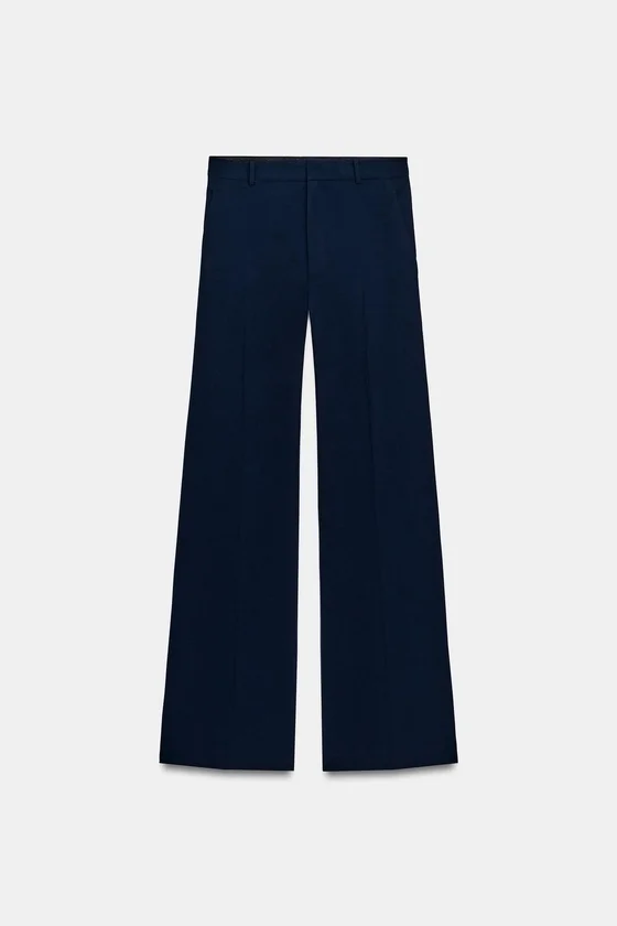 БРЮКИ С ВЫСОКОЙ ПОСАДКОЙ — коллекция Zara «ZW»