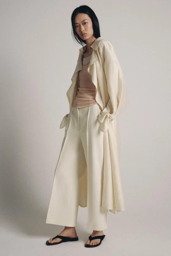 УКОРОЧЕННЫЕ БРЮКИ СО СТРЕЛКАМИ — коллекция Zara «ZW»