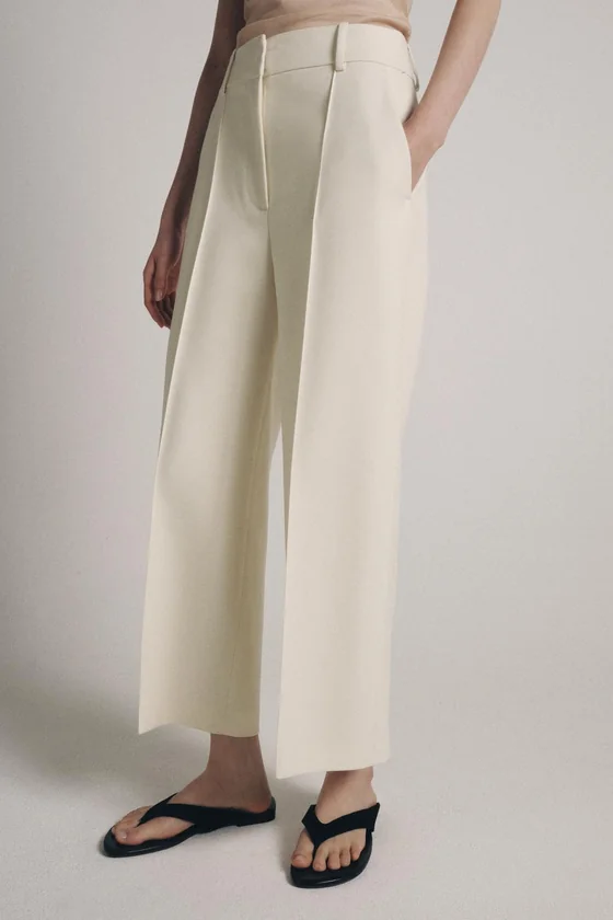 УКОРОЧЕННЫЕ БРЮКИ СО СТРЕЛКАМИ — коллекция Zara «ZW»