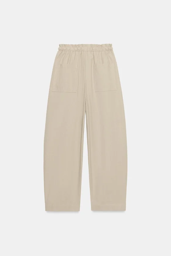БРЮКИ TAPERED С ЭЛАСТИЧНЫМ ПОЯСОМ