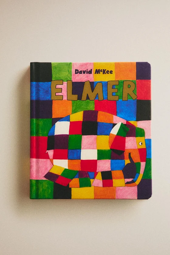 Детская книга elmer (на испанском языке)